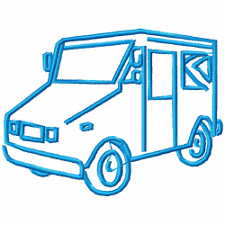 Car Silhouette Embroidery Design 6 Car Silhouette Embroidery Design 6
